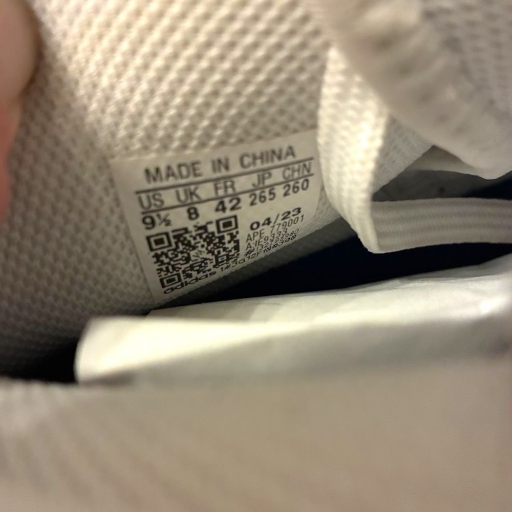 Adidas Exhibit Select Mid White Royal Blue Basketball Shoes Women 9.5 CLEAN - Picture 14 of 15